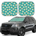 thumbnail image 2 of Bingfone Cute Shiba1 Windshield Sun Shade 2-Piece Foldable Car Front Window Sunshade for Most Sedans SUV Truck-Small, 2 of 7