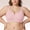 Pink, variant on Bralette for Women, Full Coverage Supportive Bra Plunge V Neck Wirefree Bra Plunge V Neck No Underwire Beach Plunge V Neck Low Cut Bra Criss Cross Back Supportive Bra, Gray S