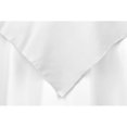 thumbnail image 1 of 1 Pc, Square 54" Lamour Satin Table Overlay - White For Wedding Or Event Decor, 1 of 1