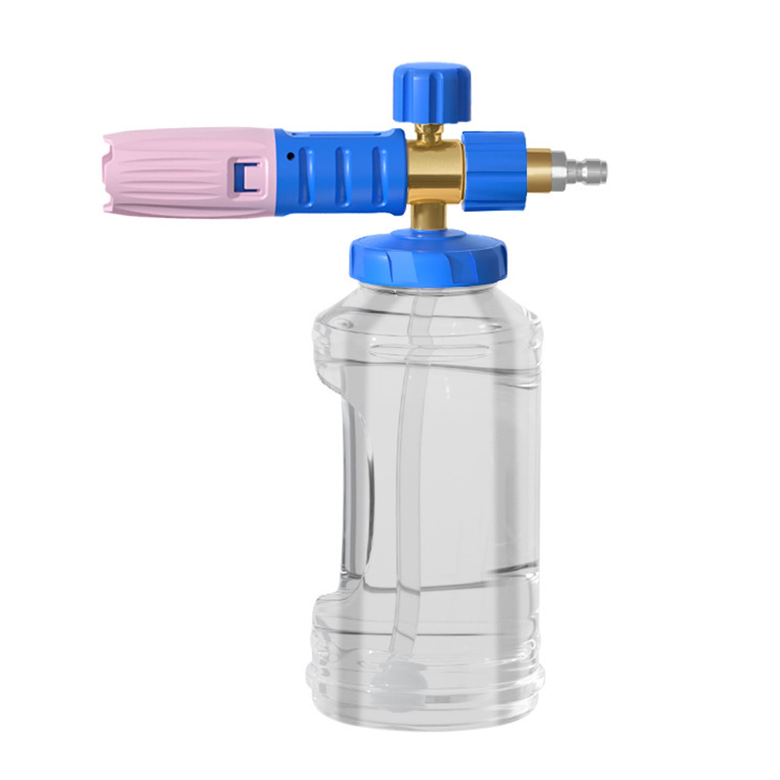 Adjustable Soap Cannons 1/4Inch Quick Connector 1.1mm Orifice Nozzler 1L Soap Dispenser Foam Cannons Snow Foam Lances