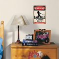 thumbnail image 4 of Póster de béisbol para niños con texto en inglés "Warning Baseball Players Only Sign" para decoración de habitación de niños, 8.0 x 12.0 in (928), 4 of 5