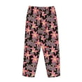 thumbnail image 5 of Xecao Lilies Flowers Women's Straight Lounge Pajama Pants: The Epitome of Relaxed Sleepwear, 5 of 9