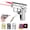 silver, variant on Foldable Torch Windproof Lighter, Cool Red Jet Flame Butane Lighter for Men - Refillable, Gift Box Included, Without Gas
