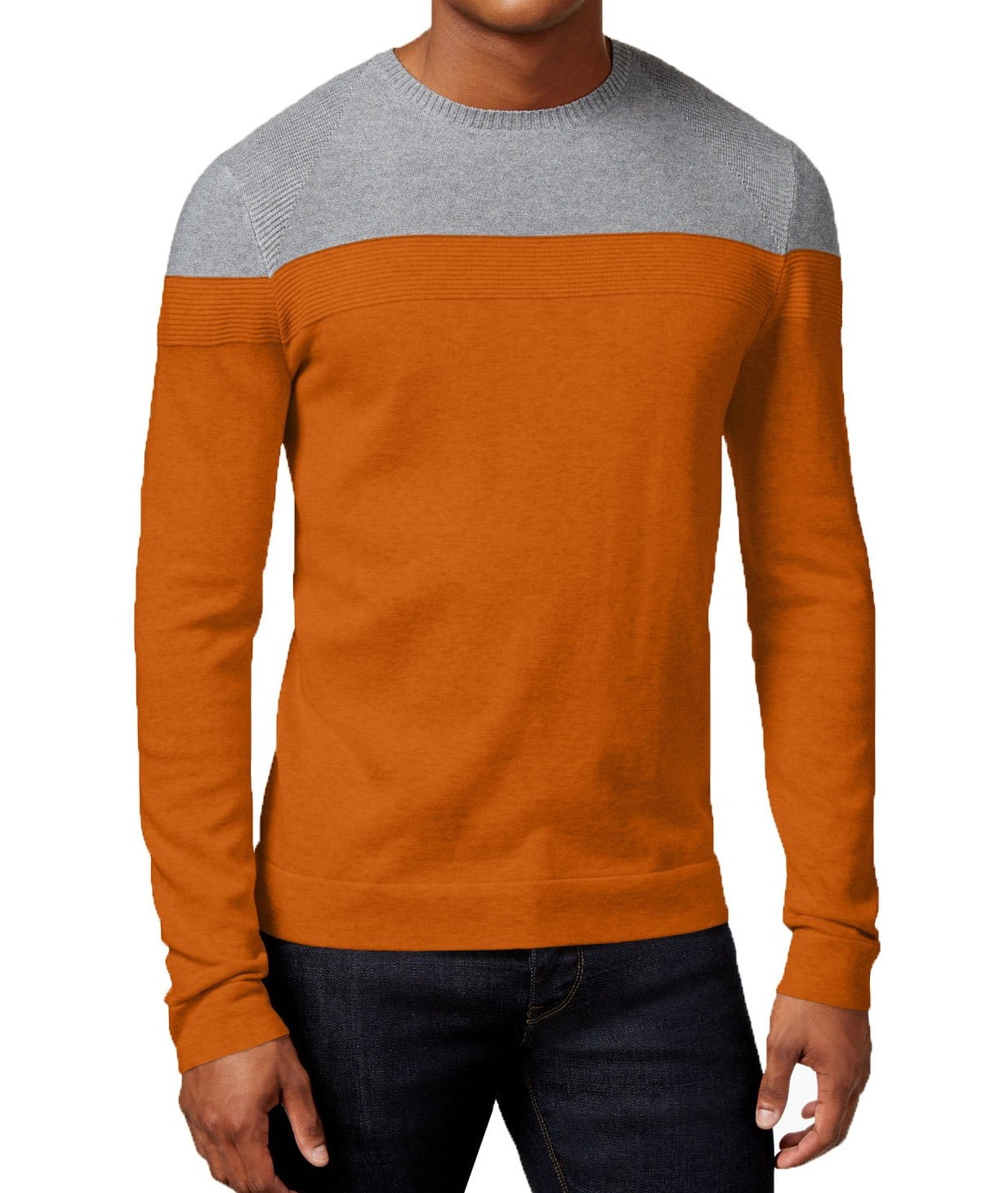orange calvin klein jumper
