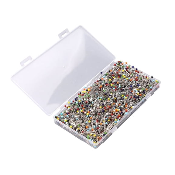 TOP! 1000pcs Sewing Pins Straight Pin for Fabric, Quilting Long 1.5inch , Jewelry DIY Decoration, Craft