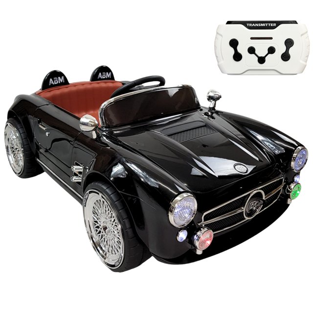 Montable Eléctrico The Baby Shop - con control remoto, Bluetooth, 12v, luz, sonido Negro -