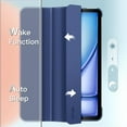 thumbnail image 6 of JETech Case for iPad Air 11-Inch M3/M2 (2025/2024), iPad Air 5 (2022 5th Generation 10.9-Inch), Slim Stand Hard Back Shell Cover with Auto Wake/Sleep (Navy), 6 of 6