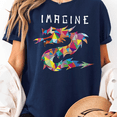 thumbnail image 2 of Imagine Fantasy Dragon Tattoo Style Graphic T-Shirt, Sizes S-5XL, Tbun, 2 of 4