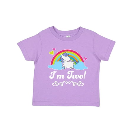 

Inktastic 2 Year Old Birthday Unicorn Girls Gift Toddler Toddler Girl T-Shirt