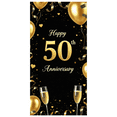 thumbnail image 6 of LUUFILx Happy 50th Anniversary Banner Backdrop Decorations Party Supplies Background Engagement Anniversary Celebration Photography Props Decor, 6 of 8