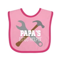 Inktastic Papa Little Helper Boys Baby Bib