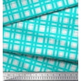 thumbnail image 3 of Soimoi Green Heavy Satin Fabric Gingham Check Print Fabric by the Yard 54 Inch Wide, 3 of 3
