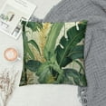 thumbnail image 2 of A Tropical Leaves Pillow Covers, Summer Green Tree Monstera Banana Leaves Throw Pillow Covers, Tropical Botanical Decorative Pillow Cases for Living Room, Bedroom, Couch, 2 of 5