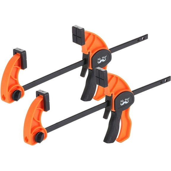 Mr. Pen- Bar Clamps For Woodworking, 6", 2 Pack, Clamp/Spreader, Quick Grip Clamps