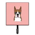 thumbnail image 1 of ""Caroline'S Treasures Bb1223Sh4 Checkerboard Pink Boxer Correa O Llavero Pequeño Multicolor"", 1 of 1