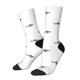 thumbnail image 1 of Balery Cute Shark Calcetas Largas con Estampado para Hombre y Mujer – Suaves y Transpirables, Talla Única (US 5-11), 1 of 6