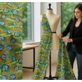 thumbnail image 5 of Soimoi Cotton Poplin Fabric Leaves Tropical Print Sewing Fabric Yard 42 Inch Wide, 5 of 7
