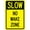 Warning Sign 3, variant on Slow Kids at Play Sign - 8"x12" Retro Metal Caution Street Tin Sign, Residential Safety Decor for Business Home Wall Art