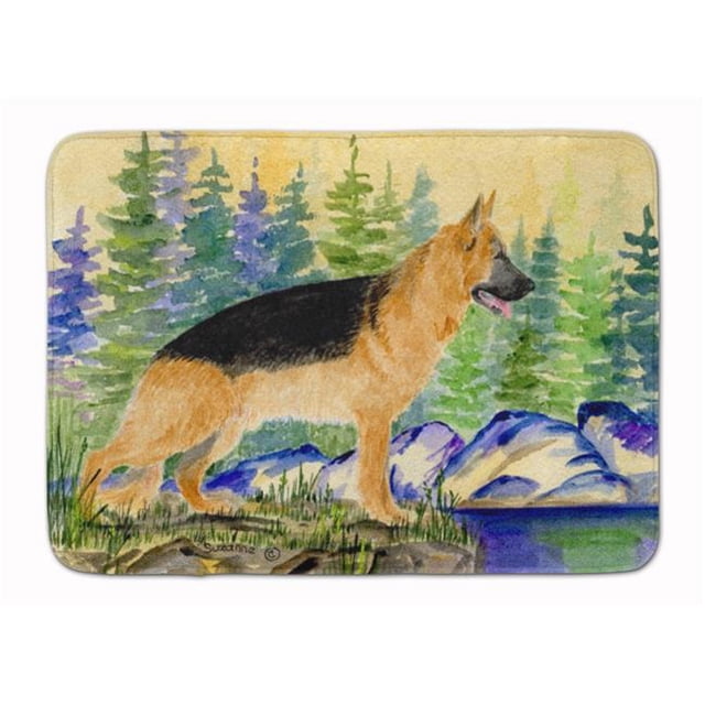 Carolines Treasures SS8129RUG German Shepherd Machine Washable Memory Foam Mat