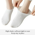 thumbnail image 5 of Zhengup Womens No Show Socks Cotton Breathable Athletic Ankle Socks Cushioned Low Cut Invisible Running Socks Flats 6 pack, 5 of 7