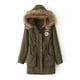 thumbnail image 3 of Abrigo grueso de talla grande con capucha, chaqueta de algodón de longitud media a larga, abrigo de ante de pelo de cordero, chaqueta de algodón para mujer, 3 of 6