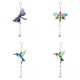 thumbnail image 1 of 4s Crystal Adorno de ventana Patio Patio Windchime Gloria Campanilla de viento colgante colgante, 1 of 9
