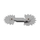 thumbnail image 5 of Medidor De Paso De Rosca De Tornillo Sistema Métrico/pulgadas Medidor Central Integrado R0.3-1.5 Mm Conveniente Para Ues Para Cortar Tornillos Para Medición Industrial ANGGREK Herramientas, 5 of 8