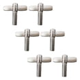 thumbnail image 1 of 6 Tornillos de Tuerca de Mariposa para Soporte de Platillo, Repuesto de 20mm de Longitud para Juego de Batería, 1 of 9