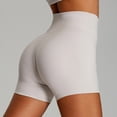 thumbnail image 3 of Kcolen Womens Biker Shorts,Ladies Yoga Gym Stretch Seamless 5 Inch Biker Shorts Solid Color High Waist Shorts, 3 of 3