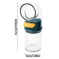 thumbnail image 2 of TIMIFIS Kitchen Gadgets Measuring Pepper Shakers Quantitative Each Press 0.5g Ration Spice Dispenser Air-Tight Clear Seasoning Bottle, 2 of 2