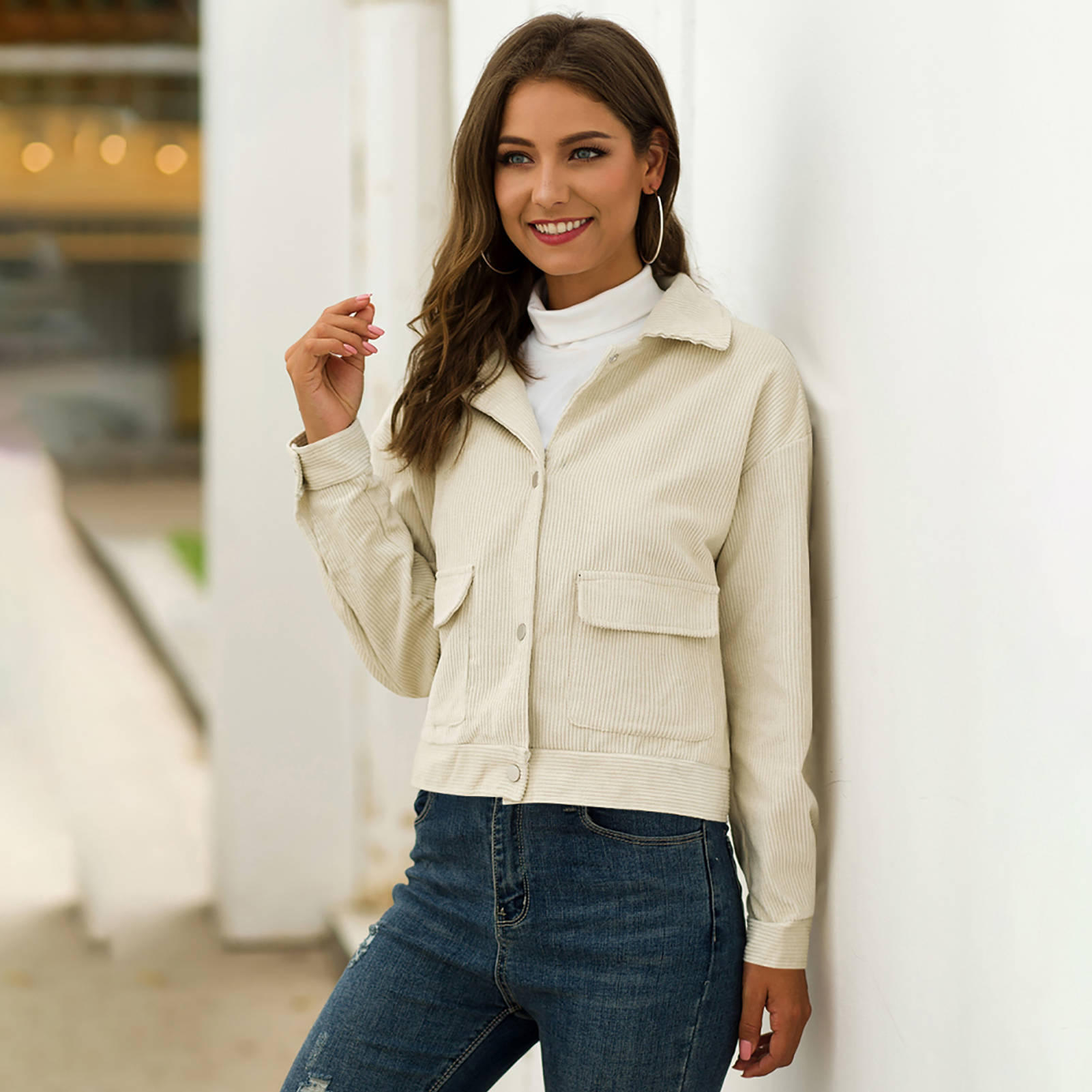 Cropped spring jacket Clearance