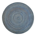 thumbnail image 3 of DII Round Polypropylene Variegated Woven Placemat in Blue (Set of 6), 3 of 3