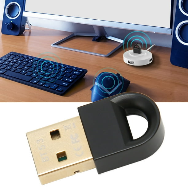 USB Bluetooth 5.1 Adapter for PC, Wireless Bluetooth Dongle Transmitter  Receiver, Driver-Free, for  Desktop,Laptop,Keyboard,Mouse,Headset,Speaker,Print