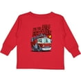 thumbnail image 3 of Inktastic Big Brother Fire Truck Boys Long Sleeve Toddler T-Shirt, 3 of 5