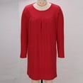 thumbnail image 6 of Bpmpbo Plus Size Ribbed Sweater Dress - Women's Long Sleeve Flowy Midi Dress for Fall Winter, 6 of 8