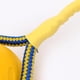 thumbnail image 3 of Bola de cuerda para mascotas, 7 cm, EVA portátil, entrenamiento para perros, pelota interactiva resistente a mordeduras, juguetes para masticar con cuerda de soporte (amarillo),, 3 of 5