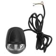 thumbnail image 1 of 2 In 1 24V-80V E Bike LED Front Light, With Horn, Electric Bike Headlight For Outdoor Cycling, Black, 1 of 8