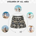 thumbnail image 6 of Cartoon Pug Dog Printing Boys Swim Trunks Quick Dry Boy Swim Shorts for 3-14 Years, 6 of 8
