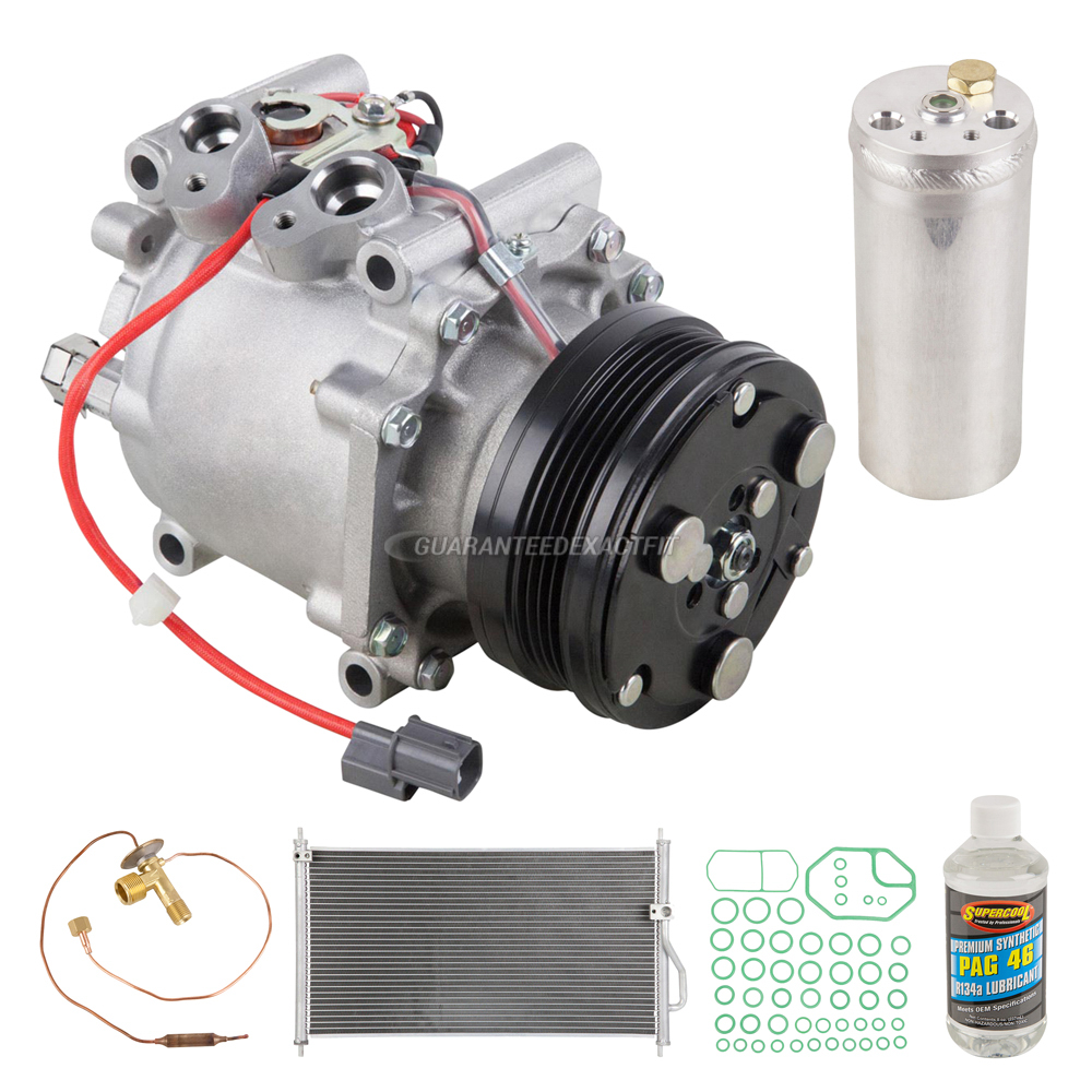 For Honda CR-V 1997 1998 1999 2000 2001 OEM AC Compressor w/ Condenser Drier