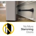 thumbnail image 2 of FacoFaco Pack of 4 Spring Door Stoppers with Rubber Tip，3-1/4" Door Stoppers for Home, Offices, Schools (Black), 2 of 14
