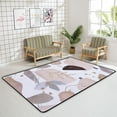 thumbnail image 4 of SKYSONIC Area Rug Geometric Flower and Leaves Nursery Rug Floor Mat Kids Playing Mat for Living Room Bedroom, 80x58 in, 4 of 6