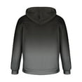 thumbnail image 4 of Hoodies for Men Gradient Printed Sweatshirt Blouse with Pocket Pullover Tops Drawstring Hooded Sweatshirt Sports Activewear Loose Fit Sweatshirts Casual Fall Hoodie Holiday Party Blouses, 4 of 6