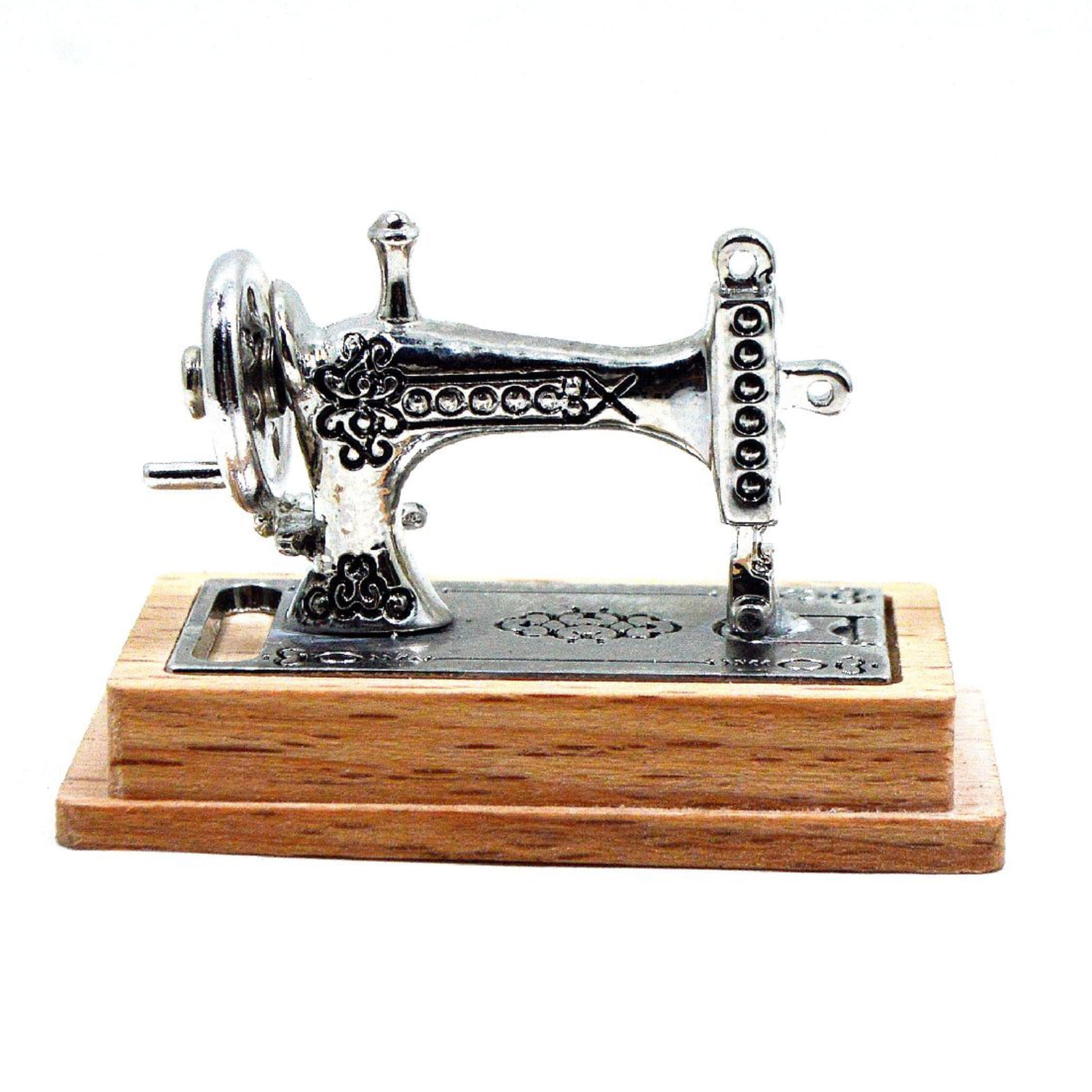 1x Cute Mini 1:12 Dollhouse Miniature Black Sewing Machine V!