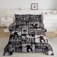 thumbnail image 1 of Set Niños Graffiti Style Comforter Set Niños Adolescentes Hippie Street Sports, 1 of 5