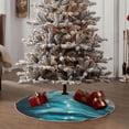 thumbnail image 4 of Sikiie Turquoise Ocean Reflection Christmas Tree Skirt, Christmas Tree Decorations, Christmas Decor, Tree Mat Decoration(30-48IN)-, 4 of 6