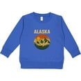 thumbnail image 2 of Inktastic Alaska Mountains Retro Outdoor Adventure Toddler Sweatshirt, 2 of 4
