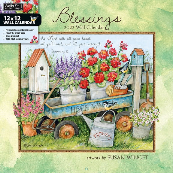 Blessings FC 12X12 Wall Calendar