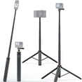 thumbnail image 1 of VRIG Tripod,Screw Camera Mirrorless Live Video Stand Max. 54in Camera Stick 54in With 1/4 With 1/4 Inch Mirrorless Camera 1/4 Inch Screw Users Dsfen Tp-21 Camera With Stability And Stand Enhance With, 1 of 7