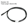thumbnail image 2 of 5pcs 5K Temperature Sensor Probe NTC Thermal Sensor Probe 50cm Digital Thermometer Extension Cable, 2 of 5