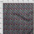 thumbnail image 3 of oneOone Cotton Flex Black Fabric Kids Floral Diy Clothing Quilting Fabric Print Fabric By Yard 40 Inch Wide, 3 of 4